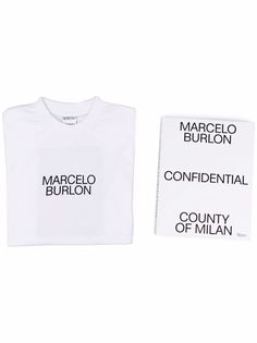 Marcelo Burlon County of Milan CONFIDENTIAL BOOK ENG BOX WHITE BLACK WHITE BLACK