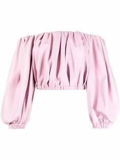 MSGM блузка с открытыми плечами