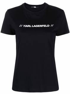 Karl Lagerfeld футболка Athleisure с логотипом