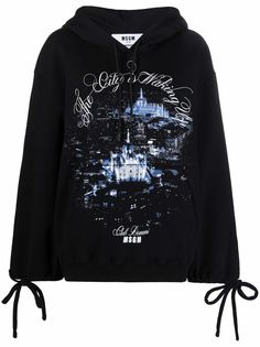 MSGM худи City с принтом