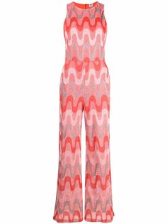 M Missoni комбинезон с узором зигзаг