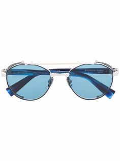 Balmain Eyewear солнцезащитные очки в круглой оправе