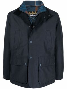 Barbour куртка с воротником-воронкой