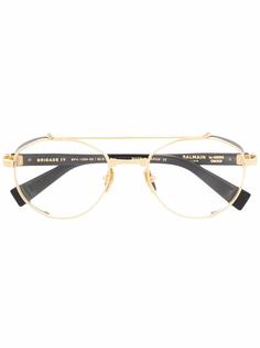 Balmain Eyewear очки в круглой оправе