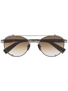 Balmain Eyewear солнцезащитные очки в круглой оправе
