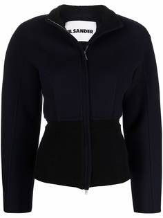 Jil Sander куртка с воротником-воронкой