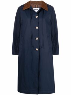 Barbour пальто с контрастным воротником