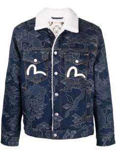 Evisu джинсовая куртка с вышивкой