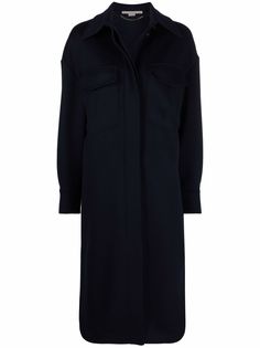 Stella McCartney однобортное шерстяное пальто