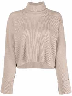 THE ANDAMANE укороченный джемпер оверсайз с высоким воротником