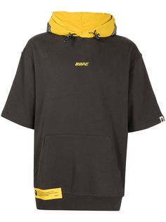 A BATHING APE® худи с короткими рукавами и логотипом