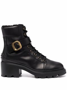 Tods ботинки с меховой подкладкой Tod`S