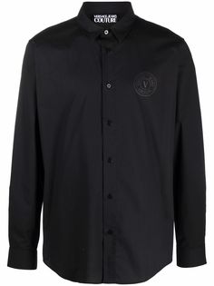 Versace Jeans Couture рубашка на пуговицах с логотипом
