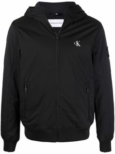 Calvin Klein Jeans куртка с капюшоном и логотипом
