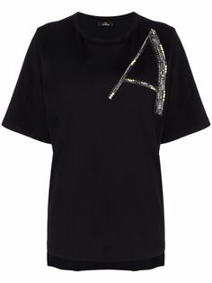 TWINSET футболка с нашивкой