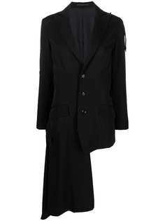 Yohji Yamamoto шерстяной блейзер асимметричного кроя