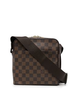 Louis Vuitton сумка через плечо Damier Ebène Oraf 2005-го года