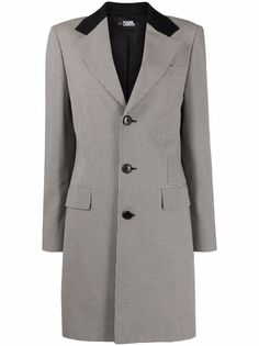 Karl Lagerfeld пальто Crombie на пуговицах