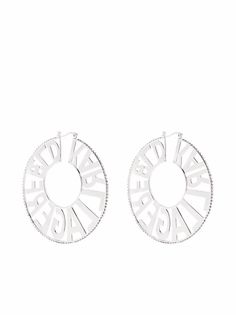 Karl Lagerfeld серьги Letters XL