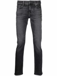7 For All Mankind узкие джинсы средней посадки