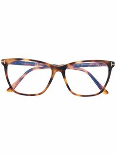 TOM FORD Eyewear очки в оправе черепаховой расцветки