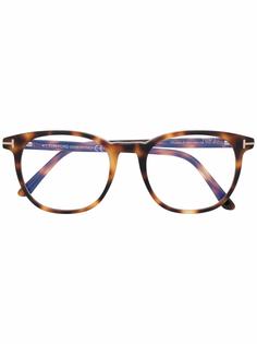 TOM FORD Eyewear очки в оправе черепаховой расцветки