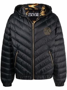 Versace Jeans Couture пуховик с логотипом