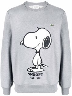 Lacoste толстовка с принтом Snoopy