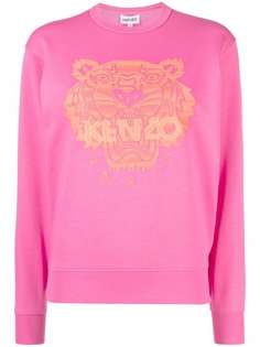 Kenzo толстовка с вышивкой Tiger