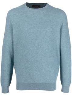 Ermenegildo Zegna кашемировый джемпер с круглым вырезом