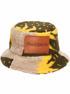 JW Anderson панама из шерпы с принтом