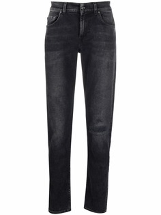 7 For All Mankind джинсы скинни средней посадки