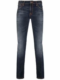 Nudie Jeans джинсы скинни с эффектом потертости