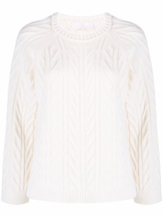 AMI AMALIA шерстяной свитер фактурной вязки