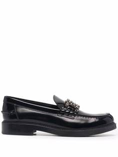 Tods лоферы с заклепками Tod`S