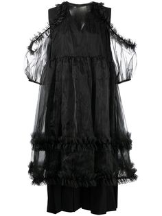Comme Des Garçons Noir Kei Ninomiya платье с открытыми плечами