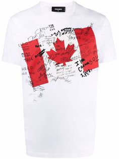 Dsquared2 футболка с графичным принтом