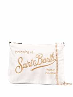 MC2 Saint Barth клатч с вышитым логотипом
