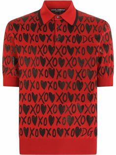 Dolce & Gabbana рубашка поло с принтом