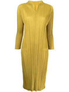 Pleats Please Issey Miyake плиссированное платье Mellow