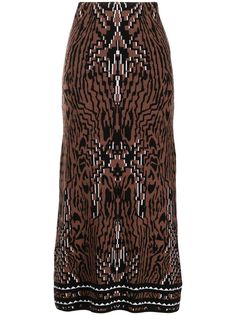 Hayley Menzies юбка миди Aztec Tiger