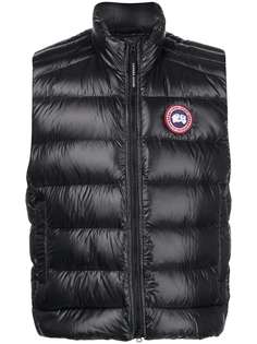 Canada Goose дутый жилет с нашивкой-логотипом
