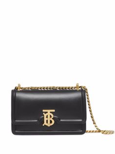 Burberry мини-сумка с монограммой TB