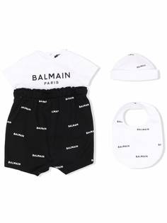 Balmain Kids комплект для новорожденного с логотипом
