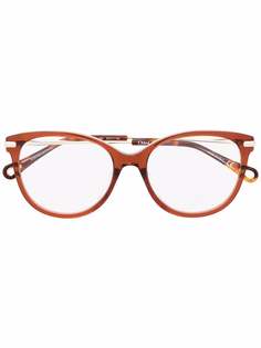 Chloé Eyewear очки в оправе кошачий глаз