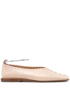 Jil Sander балетки с браслетом