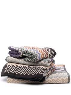 Missoni Home шарф с узором зигзаг