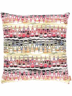 Missoni Home подушка с узором зигзаг