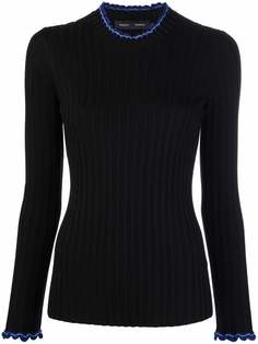 Proenza Schouler топ в рубчик с оборками