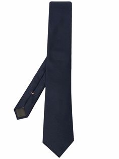 Canali однотонный галстук